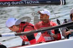 1. Bundesliga - Fußball - FC Ingolstadt 04 - Audi Sailing Experience - Stefan Lex (14, FCI) Marvin Matip (34, FCI)