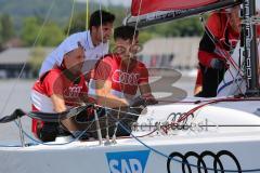 1. Bundesliga - Fußball - FC Ingolstadt 04 - Audi Sailing Experience - Sonny Kittel (21, FCI) Mathew Leckie (7, FCI)