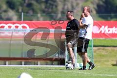 1. Bundesliga - Fußball - FC Ingolstadt 04 - Trainingslager - Vorbereitung - Training - Cheftrainer Markus Kauczinski (FCI) und Co-Trainer Patrick Westermann (FCI)