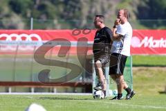 1. Bundesliga - Fußball - FC Ingolstadt 04 - Trainingslager - Vorbereitung - Training - Cheftrainer Markus Kauczinski (FCI) und Co-Trainer Patrick Westermann (FCI)