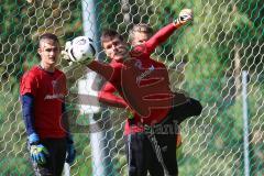 1. Bundesliga - Fußball - FC Ingolstadt 04 - Trainingslager - Vorbereitung - Training - Torwart Martin Hansen (35, FCI) Torwart Fabijan Buntic (24, FCI) Torwart Örjan Haskjard Nyland (1, FCI)