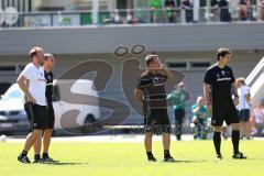 1. Bundesliga - Fußball - FC Ingolstadt 04 - Trainingslager - Vorbereitung - Training - Co-Trainer Patrick Westermann (FCI) Fitnesstrainer Jörg Mikoleit (FCI) Cheftrainer Markus Kauczinski (FCI) Co-Trainer Argirios Giannikis (FCI)