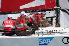 1. Bundesliga - Fußball - FC Ingolstadt 04 - Audi Sailing Experience - rechts Markus Suttner (29, FCI)