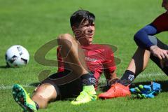 1. Bundesliga - Fußball - FC Ingolstadt 04 - Trainingslager - Vorbereitung - Training - nach dem Training Alfredo Morales (6, FCI)