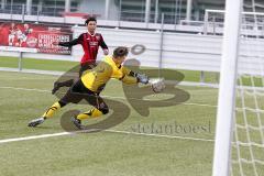 Bayernliga - Saison 2016/2017 - FC Ingolstadt 04 - U17 - SSV Jahn Regensburg - Dede Korel rot FCI - Weinzierl Simon Torwart Regenburg - Foto: Meyer Jürgen