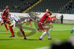 DFB - Pokalspiel - Eintracht Frankfurt - FC Ingolstadt 04 - Anthony Jung (#3 FCI) - Gacinovic Mijat (#11 Frankfurt) - Foto: Meyer Jürgen