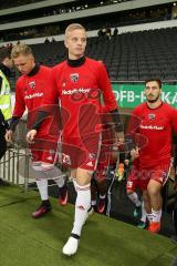 DFB - Pokalspiel - Eintracht Frankfurt - FC Ingolstadt 04 - Sonny Kittel (#21 FCI) - #f23# - Mathew Leckie (#7 FCI) - Foto: Meyer Jürgen