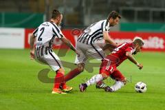 DFB - Pokalspiel - Eintracht Frankfurt - FC Ingolstadt 04 - Lezano Farina,Dario (#37 FCI) - Foto: Meyer Jürgen