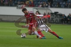 DFB - Pokalspiel - Eintracht Frankfurt - FC Ingolstadt 04 - Mathew Leckie (#7 FCI) - Mascarell Omar (#39 Frankfurt) - Foto: Meyer Jürgen