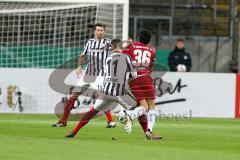 DFB - Pokalspiel - Eintracht Frankfurt - FC Ingolstadt 04 - Almog Cohen (#36 FCI) - Gacinovic Mijat (#11 Frankfurt) - Foto: Meyer Jürgen