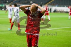 DFB - Pokalspiel - Eintracht Frankfurt - FC Ingolstadt 04 - Tobias Levels (#28 FCI) unzufrieden - Foto: Meyer Jürgen