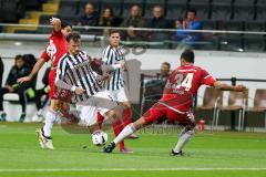 DFB - Pokalspiel - Eintracht Frankfurt - FC Ingolstadt 04 - Marvin Matip (#34 FCI) - Seferovic Haris (#9 Frankfurt) - Foto: Meyer Jürgen