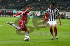 DFB - Pokalspiel - Eintracht Frankfurt - FC Ingolstadt 04 - Stefan Lex (#14 FCI) mit einem Torschuss - Foto: Meyer Jürgen