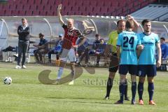 Regionalliga - Saison 2016/2017 - FC Ingolstadt 04 II - FV Illertissen - Tobias Levels FCI beim Freistoß - Foto: Jürgen Meyer