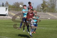 Regionalliga - Saison 2016/2017 - FC Ingolstadt 04 II - FV Illertissen - Thomas Kurz FCI und Giuseppe Leo FCI - Foto: Jürgen Meyer