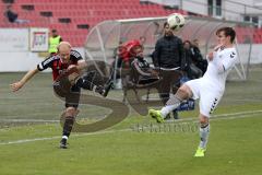 Regionalliga Bayern - FC Ingolstadt 04 II - Wacker Burghausen - links Tobias Levels (24)  flankt