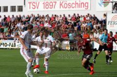 1. BL - Saison 2016/2017 - Testspiel - FC Ingolstadt 04 - 1. FC Nürnberg - Multhaupt Maurice (#31FCI) - Sepsi Laszlo (#6 FCN) -  Foto: Meyer Jürgen
