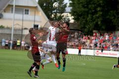 1. BL - Saison 2016/2017 - Testspiel - FC Ingolstadt 04 - 1. FC Nürnberg - Lex Stefan (#14FCI) - Mühl Lukas (#28 FCN) -  Foto: Meyer Jürgen