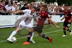 1. BL - Saison 2016/2017 - Testspiel - FC Ingolstadt 04 - 1. FC Nürnberg -  Leipertz Robert (#13FCI) - Sepsi Laszlo (#6 FCN) - Foto: Meyer Jürgen