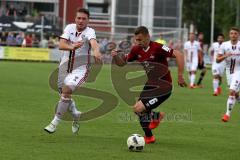 1. BL - Saison 2016/2017 - Testspiel - FC Ingolstadt 04 - 1. FC Nürnberg -  Leipertz Robert (#13FCI) - Sepsi Laszlo (#6 FCN) - Foto: Meyer Jürgen