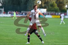 1. BL - Saison 2016/2017 - Testspiel - FC Ingolstadt 04 - 1. FC Nürnberg - Gerlsbeck Lukas (#4FCI) - Parker Shawn (#20 FCN) - Foto: Meyer Jürgen