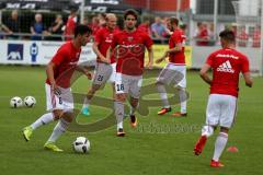 1. BL - Saison 2016/2017 - Testspiel - FC Ingolstadt 04 - 1. FC Nürnberg - Morales Alfredo (#6 FCI) - Bregerie Romain (#18FCI) -  Foto: Meyer Jürgen