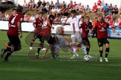 1. BL - Saison 2016/2017 - Testspiel - FC Ingolstadt 04 - 1. FC Nürnberg - Leipertz Robert (#13FCI) - Morales Alfredo (#6 FCI) -  Foto: Meyer Jürgen