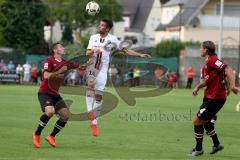 1. BL - Saison 2016/2017 - Testspiel - FC Ingolstadt 04 - 1. FC Nürnberg - Lex Stefan (#14FCI) - Mühl Lukas (#28 FCN) -  Foto: Meyer Jürgen