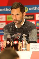 2. Bundesliga - Fußball - Fortuna Düsseldorf - FC Ingolstadt 04 - Pressekonferenz nach dem Spiel Cheftrainer Stefan Leitl (FCI)