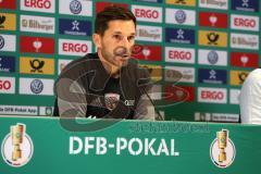 DFB Pokal - Fußball - SpVgg Greuther Fürth - FC Ingolstadt 04 - Pressekonferenz nach dem Spiel Cheftrainer Stefan Leitl (FCI)