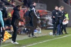 2. Bundesliga - FC Ingolstadt 04 - Eintracht Braunschweig - Cheftrainer Stefan Leitl (FCI) an der Seitenlinie