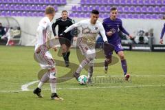 2. Bundesliga - Fußball - Erzgebirge Aue - FC Ingolstadt 04 - rechst #fc6
mit letzter Tor Möglichkeit mit links Sonny Kittel (10, FCI), Wydra Dominik (Aue 25)