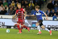 2. Bundesliga - Fußball - DSC Arminia Bielefeld - FC Ingolstadt 04 - Patrick Weihrauch (7 DSC) Sonny Kittel (10, FCI)