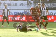 2. Bundesliga - Fußball - SV Sandhausen - FC Ingolstadt 04 - 1:0 - Kulovits, Stefan (31 SV) gegen Sonny Kittel (10, FCI)