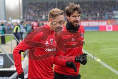 2. Bundesliga - Fußball - Holstein Kiel - FC Ingolstadt 04 - Tobias Schröck (21, FCI) Romain Brégerie (18, FCI)