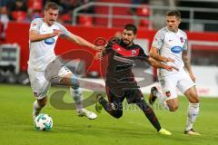 2. BL - Saison 2017/2018 - FC Ingolstadt 04 - 1. FC Heidenheim - Almog Cohen (#8 FCI) - #Timo Beermann (#33 Heidenheim) - Foto: Meyer Jürgen