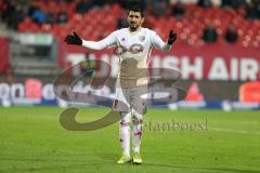 2. Bundesliga - Fußball - 1. FC Nürnberg - FC Ingolstadt 04 - Almog Cohen (8, FCI) beschwert sich