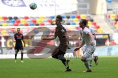 2. Bundesliga - Fußball - Fortuna Düsseldorf - FC Ingolstadt 04 - Stefan Kutschke (20, FCI) Robin Bormuth (32 Fortuna)