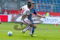 2. BL - Saison 2017/2018 - VFL Bochum - FC Ingolstadt 04 - Marvin Matip (#34 FCI) mit Gesichtsmaske - Foto: Meyer Jürgen