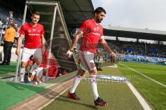 2. BL - Saison 2017/2018 - VFL Bochum - FC Ingolstadt 04 - Die Mannschaft betritt das Spielfeld - Almog Cohen (#8 FCI) - Foto: Meyer Jürgen