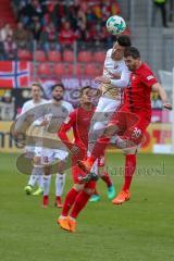 2. BL - Saison 2017/2018 - FC Heidenheim - FC Ingolstadt 04 - Alfredo Morales (#6 FCI) beim Kopfball - Foto: Meyer Jürgen