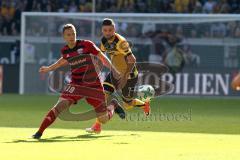 2. Bundesliga - Fußball - Dynamo Dresden - FC Ingolstadt 04 - Marcel Gaus (19, FCI) Niklas Kreuzer (7 Dresden)