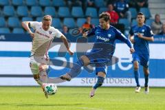 2. BL - Saison 2017/2018 - VFL Bochum - FC Ingolstadt 04 - Sonny Kittel (#10 FCI) - Stefano Celozzi (#21 Bochum) - Foto: Meyer Jürgen
