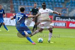 2. BL - Saison 2017/2018 - VFL Bochum - FC Ingolstadt 04 - Marvin Matip (#34 FCI) - mit Gesichtsmaske - - Foto: Meyer Jürgen