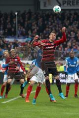 2. Bundesliga - Fußball - Holstein Kiel - FC Ingolstadt 04 - Ecke Kopfball Stefan Kutschke (20, FCI)