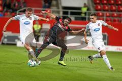 2. BL - Saison 2017/2018 - FC Ingolstadt 04 - 1. FC Heidenheim - Almog Cohen (#8 FCI) - #Timo Beermann (#33 Heidenheim) - Foto: Meyer Jürgen