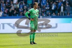 2. BL - Saison 2017/2018 - VFL Bochum - FC Ingolstadt 04 - Orjan Nyland (#1 Torwart FCI) unzufrieden - Foto: Meyer Jürgen