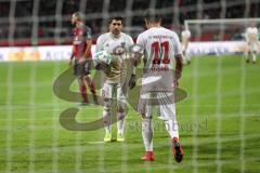 2. Bundesliga - Fußball - 1. FC Nürnberg - FC Ingolstadt 04 - Elfmeter Almog Cohen (8, FCI) und Darío Lezcano (11, FCI)