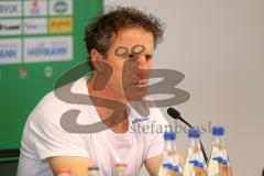 2. Bundesliga - Fußball - SpVgg Greuther Fürth FC Ingolstadt 04 - Pressekonferenz nach dem Spiel Cheftrainer Janos Radoki (Fürth)