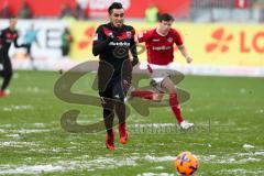 2. BL - Saison 2017/2018 - 1.FC Kaiserslautern - FC Ingolstadt 04 - Dario Lezcano (#11 FCI) - Foto: Meyer Jürgen